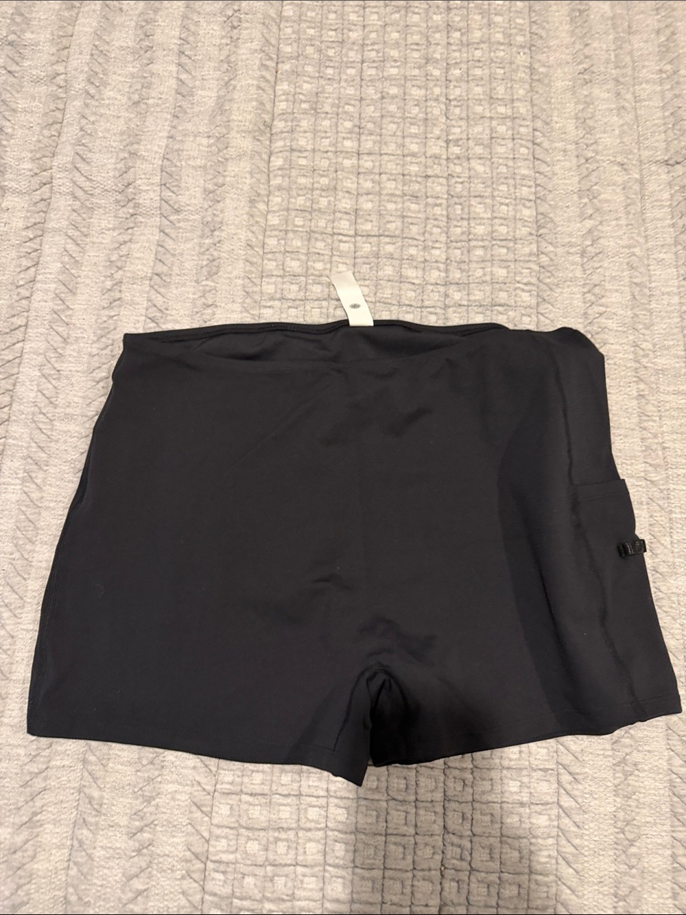 HALARA Black Sleeveless Golf or Tennis Dress with White Trim - Picture 3 of 5
